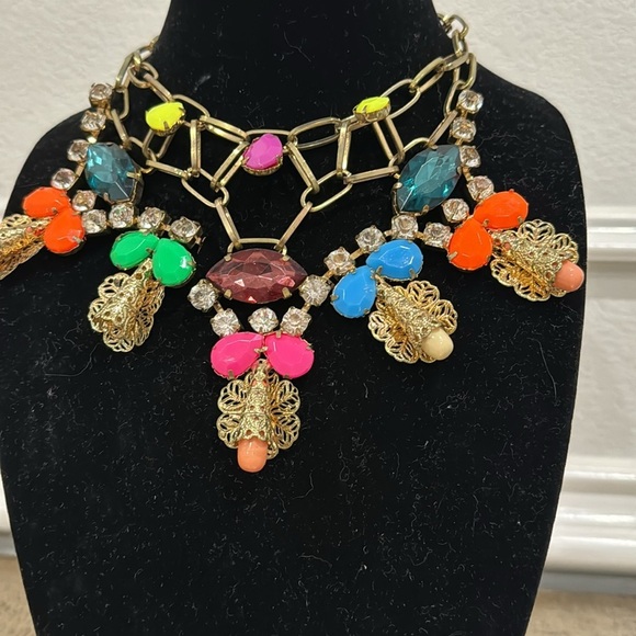 COLOURFUL BIG NECKLACE - Picture 4 of 7